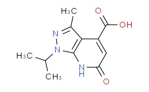 CAS No. 1160246-29-6, 1-Isopropyl-3-methyl-6-oxo-6,7-dihydro-1H-pyrazolo[3,4-b]pyridine-4-carboxylic acid