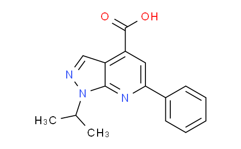 CAS No. 851175-95-6, 1-Isopropyl-6-phenyl-1H-pyrazolo[3,4-b]pyridine-4-carboxylic acid