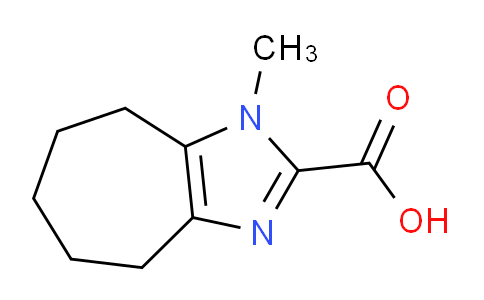 CAS No. 1706449-64-0, 1-Methyl-1,4,5,6,7,8-hexahydrocyclohepta[d]imidazole-2-carboxylic acid