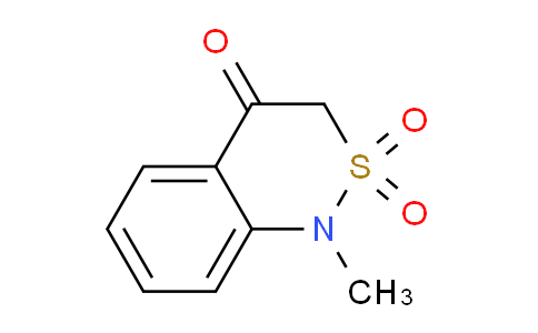 CAS No. 7117-31-9, 1-Methyl-1H-benzo[c][1,2]thiazin-4(3H)-one 2,2-dioxide