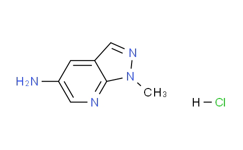 CAS No. 1311369-44-4, 1-Methyl-1H-pyrazolo[3,4-b]pyridin-5-amine hydrochloride