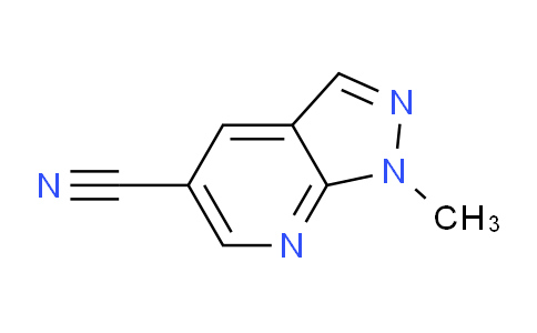 CAS No. 1086393-45-4, 1-Methyl-1H-pyrazolo[3,4-b]pyridine-5-carbonitrile