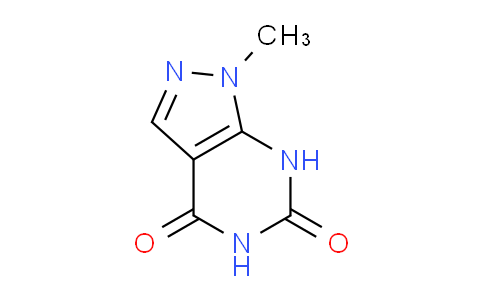 CAS No. 5401-15-0, 1-Methyl-1H-pyrazolo[3,4-d]pyrimidine-4,6(5H,7H)-dione