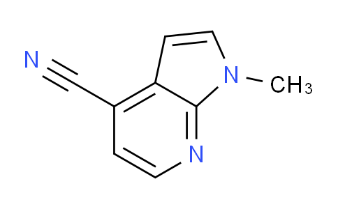 CAS No. 914637-99-3, 1-Methyl-1H-pyrrolo[2,3-b]pyridine-4-carbonitrile