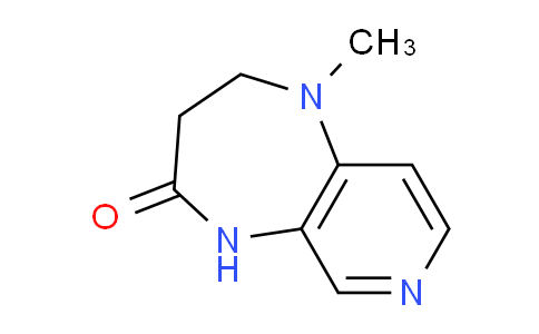 CAS No. 1437432-91-1, 1-Methyl-2,3-dihydro-1H-pyrido[3,4-b][1,4]diazepin-4(5H)-one