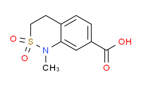 CAS No. 1707735-39-4, 1-Methyl-3,4-dihydro-1H-benzo[c][1,2]thiazine-7-carboxylic acid 2,2-dioxide