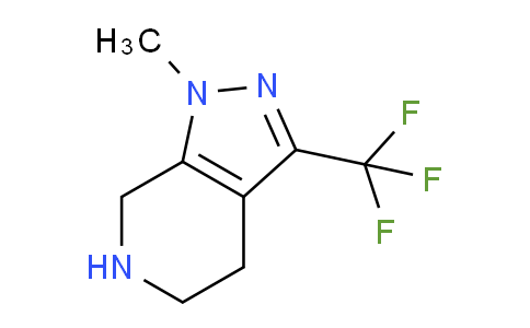 CAS No. 794451-98-2, 1-Methyl-3-(trifluoromethyl)-4,5,6,7-tetrahydro-1H-pyrazolo[3,4-c]pyridine