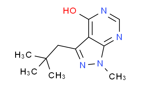 CAS No. 1624260-97-4, 1-Methyl-3-neopentyl-1H-pyrazolo[3,4-d]pyrimidin-4-ol