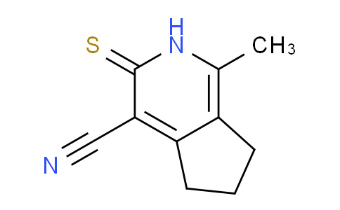 CAS No. 95546-95-5, 1-Methyl-3-thioxo-3,5,6,7-tetrahydro-2H-cyclopenta[c]pyridine-4-carbonitrile
