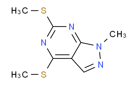 CAS No. 70011-76-6, 1-Methyl-4,6-bis(methylthio)-1H-pyrazolo[3,4-d]pyrimidine