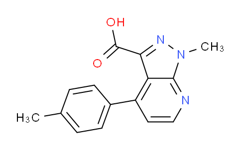 CAS No. 1354704-90-7, 1-Methyl-4-(p-tolyl)-1H-pyrazolo[3,4-b]pyridine-3-carboxylic acid