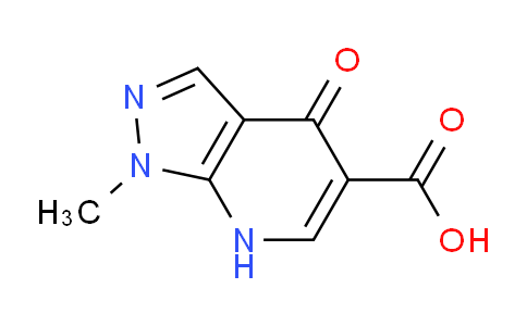 CAS No. 54738-83-9, 1-Methyl-4-oxo-4,7-dihydro-1H-pyrazolo[3,4-b]pyridine-5-carboxylic acid