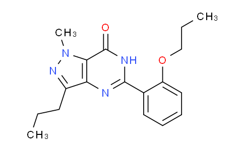 CAS No. 139756-23-3, 1-Methyl-5-(2-propoxyphenyl)-3-propyl-1H-pyrazolo[4,3-d]pyrimidin-7(6H)-one
