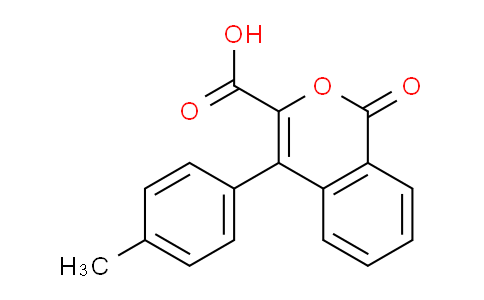 CAS No. 53904-41-9, 1-Oxo-4-(p-tolyl)-1H-isochromene-3-carboxylic acid