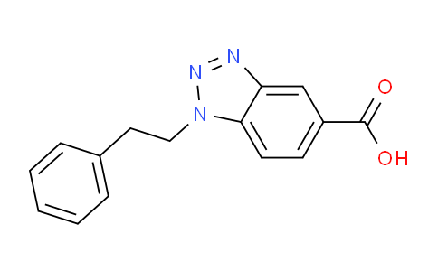 CAS No. 878427-72-6, 1-Phenethyl-1H-benzo[d][1,2,3]triazole-5-carboxylic acid