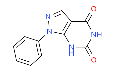 CAS No. 15973-83-8, 1-Phenyl-1,7-dihydro-4H-pyrazolo[3,4-d]pyrimidine-4,6(5H)-dione