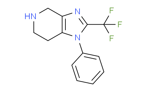 CAS No. 1378640-28-8, 1-Phenyl-2-(trifluoromethyl)-4,5,6,7-tetrahydro-1H-imidazo[4,5-c]pyridine