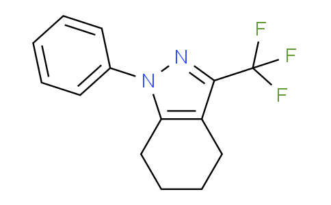 CAS No. 347361-52-8, 1-Phenyl-3-(trifluoromethyl)-4,5,6,7-tetrahydro-1H-indazole