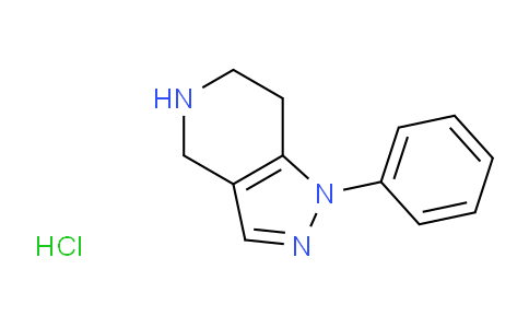 CAS No. 1075729-10-0, 1-Phenyl-4,5,6,7-tetrahydro-1H-pyrazolo[4,3-c]pyridine hydrochloride