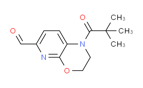 CAS No. 1228665-85-7, 1-Pivaloyl-2,3-dihydro-1H-pyrido[2,3-b][1,4]oxazine-6-carbaldehyde