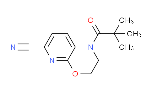 CAS No. 1228666-61-2, 1-Pivaloyl-2,3-dihydro-1H-pyrido[2,3-b][1,4]oxazine-6-carbonitrile