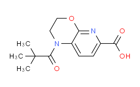 CAS No. 1228665-93-7, 1-Pivaloyl-2,3-dihydro-1H-pyrido[2,3-b][1,4]oxazine-6-carboxylic acid