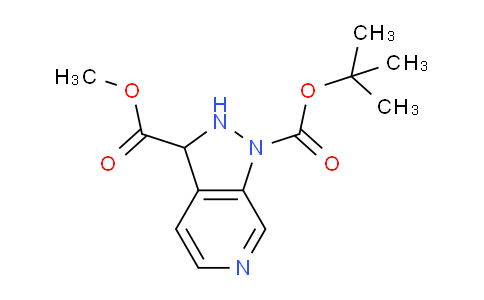 CAS No. 1951444-72-6, 1-tert-Butyl 3-methyl 2,3-dihydro-1H-pyrazolo[3,4-c]pyridine-1,3-dicarboxylate