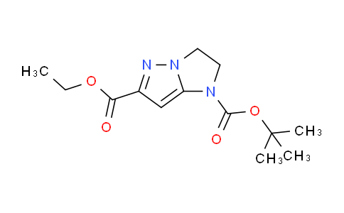 CAS No. 1820647-54-8, 1-tert-Butyl 6-ethyl 2,3-dihydro-1H-imidazo[1,2-b]pyrazole-1,6-dicarboxylate