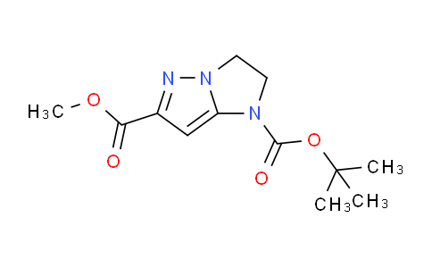 CAS No. 1200497-67-1, 1-tert-Butyl 6-methyl 2,3-dihydro-1H-imidazo[1,2-b]pyrazole-1,6-dicarboxylate