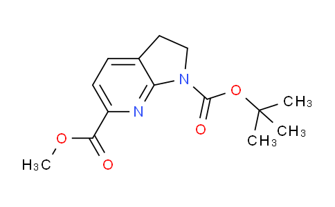 CAS No. 1305324-57-5, 1-tert-Butyl 6-methyl 2,3-dihydro-1H-pyrrolo[2,3-b]pyridine-1,6-dicarboxylate