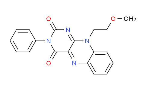 CAS No. 61369-43-5, 10-(2-Methoxyethyl)-3-phenylbenzo[g]pteridine-2,4(3H,10H)-dione