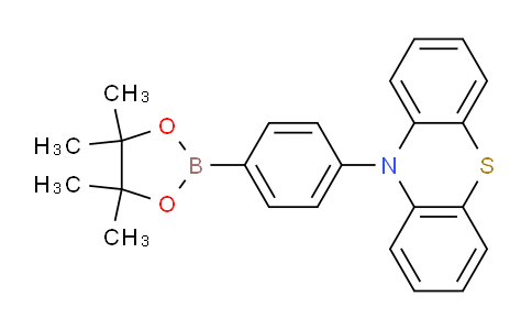CAS No. 1771775-13-3, 10-(4-(4,4,5,5-Tetramethyl-1,3,2-dioxaborolan-2-yl)phenyl)-10H-phenothiazine