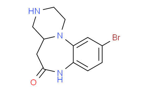 CAS No. 1252650-36-4, 10-Bromo-1,2,3,4,4a,5-hexahydrobenzo[b]pyrazino[1,2-d][1,4]diazepin-6(7H)-one