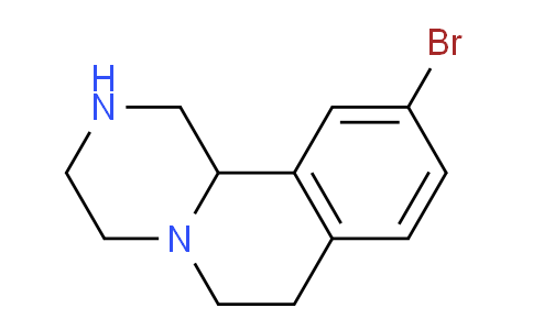 CAS No. 1188331-38-5, 10-Bromo-2,3,4,6,7,11b-hexahydro-1H-pyrazino[2,1-a]isoquinoline