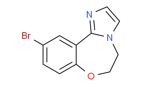 CAS No. 1282516-56-6, 10-Bromo-5,6-dihydrobenzo[f]imidazo[1,2-d][1,4]oxazepine