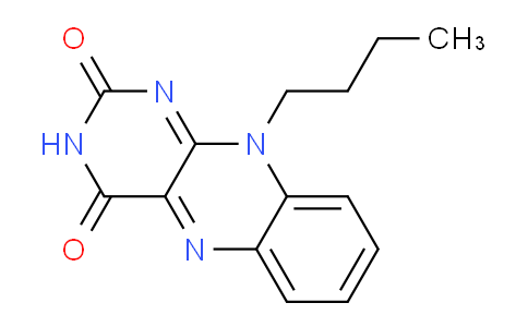 CAS No. 55432-32-1, 10-Butylbenzo[g]pteridine-2,4(3H,10H)-dione