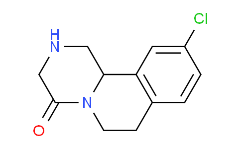 CAS No. 1082914-63-3, 10-Chloro-2,3,6,7-tetrahydro-1H-pyrazino[2,1-a]isoquinolin-4(11bh)-one