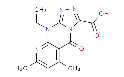 CAS No. 1018142-95-4, 10-Ethyl-6,8-dimethyl-5-oxo-5,10-dihydropyrido[2,3-d][1,2,4]triazolo[4,3-a]pyrimidine-3-carboxylic acid