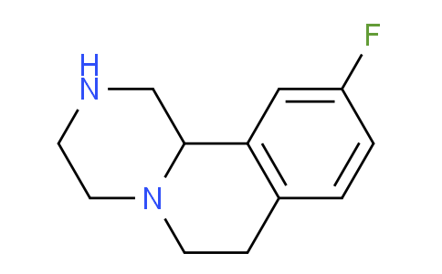 CAS No. 1082914-72-4, 10-Fluoro-2,3,4,6,7,11b-hexahydro-1H-pyrazino[2,1-a]isoquinoline