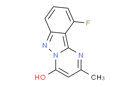 CAS No. 1255147-61-5, 10-Fluoro-2-methylpyrimido[1,2-b]indazol-4-ol