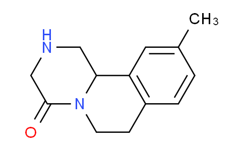 CAS No. 1082871-84-8, 10-Methyl-2,3,6,7-tetrahydro-1H-pyrazino[2,1-a]isoquinolin-4(11bh)-one