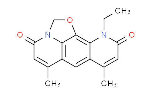 CAS No. 1809737-28-7, 11-Ethyl-6,8-dimethyloxazolo[5,4,3-ij]pyrido[3,2-g]quinoline-4,10(2H,11H)-dione