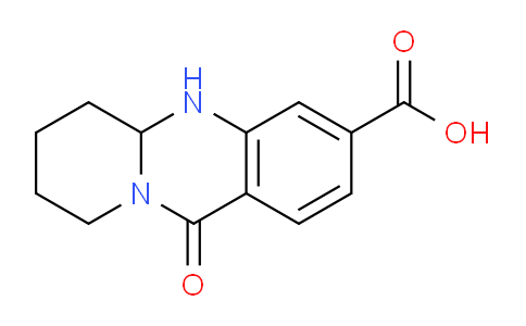 CAS No. 1710674-51-3, 11-Oxo-5a,6,7,8,9,11-hexahydro-5H-pyrido[2,1-b]quinazoline-3-carboxylic acid