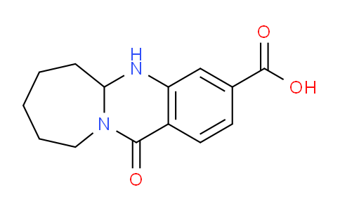 CAS No. 1708268-34-1, 12-Oxo-5,5a,6,7,8,9,10,12-octahydroazepino[2,1-b]quinazoline-3-carboxylic acid