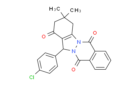 CAS No. 1017238-94-6, 13-(4-Chlorophenyl)-3,3-dimethyl-2,3,4,13-tetrahydroindazolo[1,2-b]phthalazine-1,6,11-trione