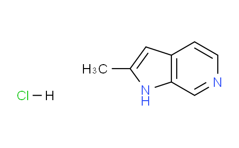 CAS No. 65645-60-5, 1H-Pyrrolo[2,3-c]pyridine, 2-methyl-, monohydrochloride