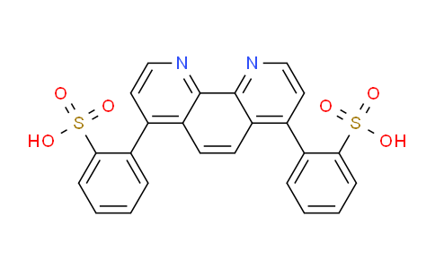CAS No. 98240-12-1, 2,2'-(1,10-Phenanthroline-4,7-diyl)dibenzenesulfonic acid