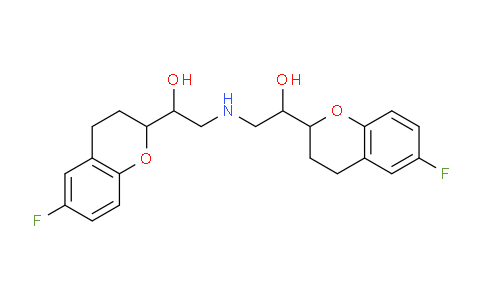 CAS No. 99200-09-6, 2,2'-Azanediylbis(1-(6-fluorochroman-2-yl)ethanol)