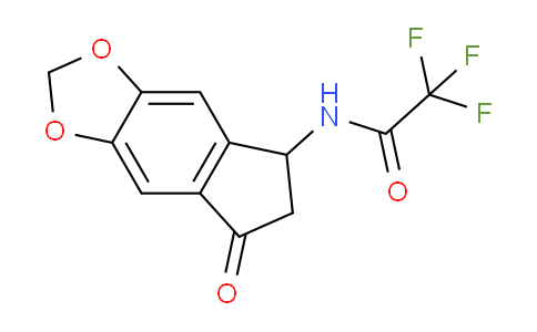 CAS No. 138621-69-9, 2,2,2-Trifluoro-N-(7-oxo-6,7-dihydro-5H-indeno[5,6-d][1,3]dioxol-5-yl)acetamide