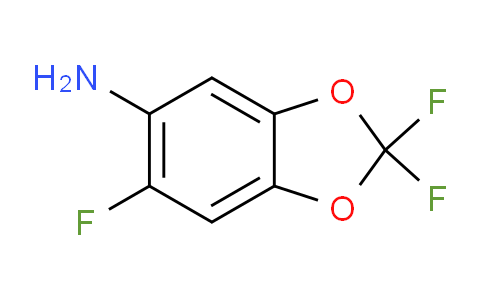 CAS No. 120934-03-4, 2,2,6-Trifluorobenzo[d][1,3]dioxol-5-amine